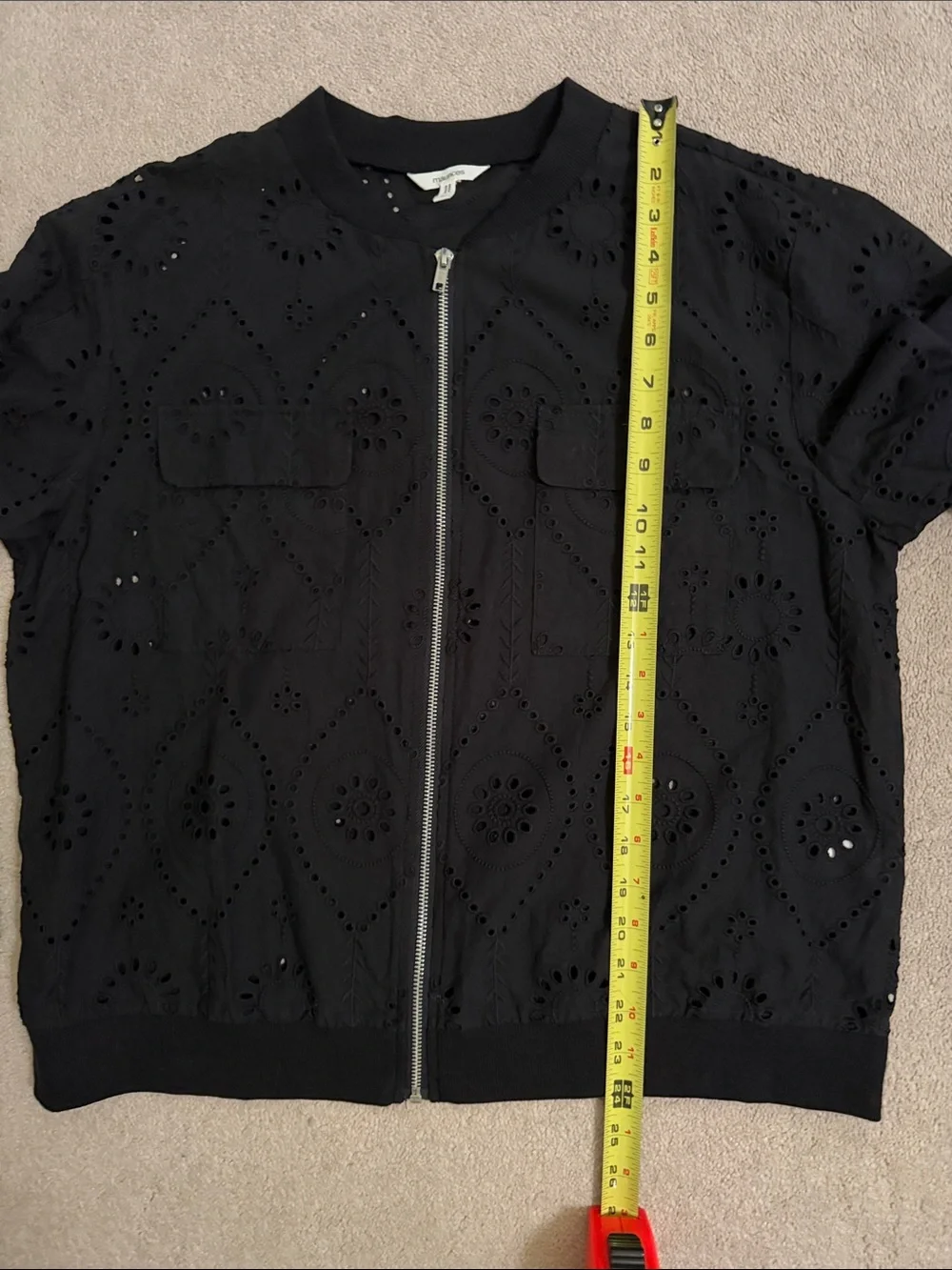 Maurices black eyelet